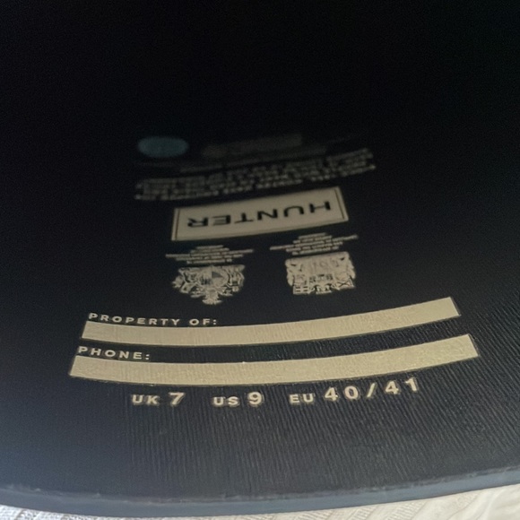 Navy blue hunter boots - Picture 5 of 5